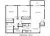 2 Bedroom Floor Plan